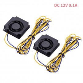 2pcs Blower Fan Brushless Cooling Fan 40*40*10mm DC 12V Compatible with CR-10/CR-10S/CR-10 S4/CR-10 S5 3D Printer Extruder Hotend