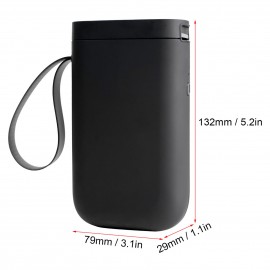 Portable Handheld Thermal Label Printer Wireless BT Label Maker Sticker Machine Compatible with iOS Android Smartphone for Home Office School Supermarket Store Labeling Barcodes Journals Name Commodity Price