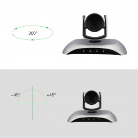 1080P HD Conference Camera USB Plug & Play 3X Zoom 360° Rotation with Remote Control Power Adapter for Video Meetings Training Teaching 1080P HD Conference Camera USB Plug & Play 3X Zoom 360° Rotation with Remote Control Power Adapter for Video Meetings Training Teaching