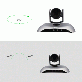 1080P HD Conference Camera USB Plug & Play 3X Zoom 360° Rotation with Remote Control Power Adapter for Video Meetings Training Teaching 1080P HD Conference Camera USB Plug & Play 3X Zoom 360° Rotation with Remote Control Power Adapter for Video Meetings Training Teaching
