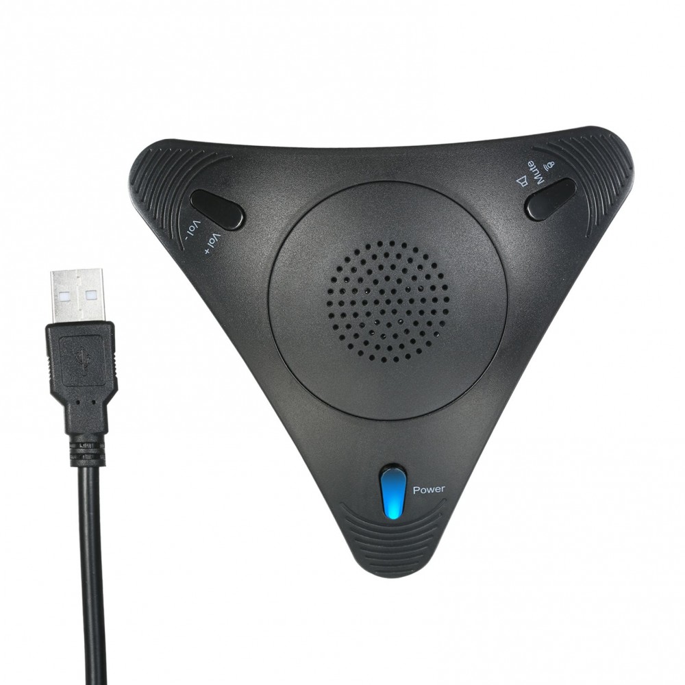 USB Conference Computer Microphone VOIP Omnidirectional Desktop Wired Microphone Built-in Speaker Support Volume Control Mute Function Plug & Play for PC Laptop Office Meeting Video Conference Recording Chatting Online Class Music Playing USB Conference Computer Microphone VOIP Omnidirectional Desktop Wired Microphone Built-in Speaker Support Volume Control Mute Function Plug & Play for PC Laptop Office Meeting Video Conference Recording Chatting Online Class Music Playing