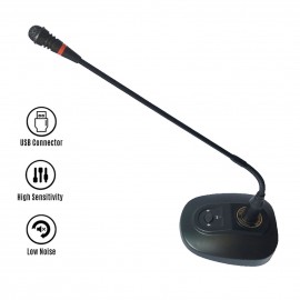 USB Computer Microphone Desktop Wired Microphone Cardioid Condenser Mic Adjustable Neck Plug & Play for PC Laptop Office Meeting Conference Recording Chatting Live Streaming Gaming USB Computer Microphone Desktop Wired Microphone Cardioid Condenser Mic Adjustable Neck Plug & Play for PC Laptop Office Meeting Conference Recording Chatting Live Streaming Gaming