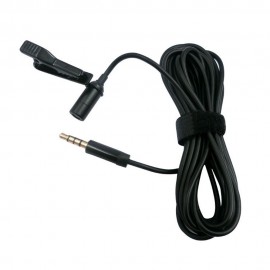 3.5mm Plug Mini Lavalier Lapel Microphone with Clip Omnidirectional Condenser Mic for Smartphone Computer PC Laptop Interview Recording Live Streaming Video Conference Online Classes 3.5mm Plug Mini Lavalier Lapel Microphone with Clip Omnidirectional Condenser Mic for Smartphone Computer PC Laptop Interview Recording Live Streaming Video Conference Online Classes