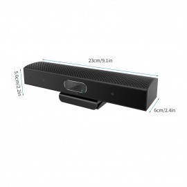 1080P Webcam 3-in-1 HD Video Conference Camera with Microphone and Speaker Auto Focus 360° Voice Pickup USB Plug & Play Compatible with Windows Android Mac for Video Conference/Online Course/Live Streaming 1080P Webcam 3-in-1 HD Video Conference Camera with Microphone and Speaker Auto Focus 360° Voice Pickup USB Plug & Play Compatible with Windows Android Mac for Video Conference/Online Course/Live Streaming