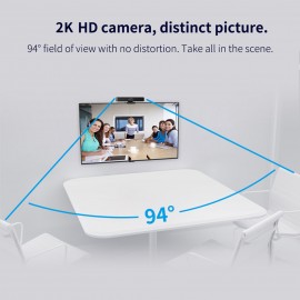 2K Webcam 3-in-1 HD Video Conference Camera with Microphone and Speaker AI Face Tracking Auto Focus 360° Voice Pickup 4 Megapixel USB Plug & Play Compatible with Windows Android Mac for Video Conference/Online Course/Live Streaming 2K Webcam 3-in-1 HD Video Conference Camera with Microphone and Speaker AI Face Tracking Auto Focus 360° Voice Pickup 4 Megapixel USB Plug & Play Compatible with Windows Android Mac for Video Conference/Online Course/Live Streaming