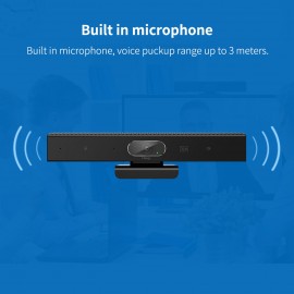 2K Webcam 3-in-1 HD Video Conference Camera with Microphone and Speaker AI Face Tracking Auto Focus 360° Voice Pickup 4 Megapixel USB Plug & Play Compatible with Windows Android Mac for Video Conference/Online Course/Live Streaming 2K Webcam 3-in-1 HD Video Conference Camera with Microphone and Speaker AI Face Tracking Auto Focus 360° Voice Pickup 4 Megapixel USB Plug & Play Compatible with Windows Android Mac for Video Conference/Online Course/Live Streaming