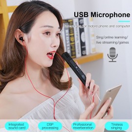 USB Microphone Condenser Computer PC Mic with Tripod Stand Multiple Sound Pickup Modes for Meeting Streaming Podcasting Vocal Recording Video Calling Compatible with Windows OS Vista USB Microphone Condenser Computer PC Mic with Tripod Stand Multiple Sound Pickup Modes for Meeting Streaming Podcasting Vocal Recording Video Calling Compatible with Windows OS Vista
