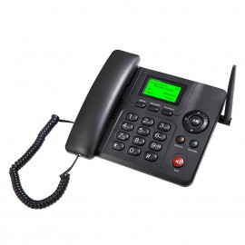 Fixed Wireless Phone Desktop Telephone Support GSM 850/900/1800/1900MHZ Dual SIM Card 2G Cordless Phone with Antenna Radio Alarm Clock SMS Recording Funtion for House Home Call Center Office Company Hotel Fixed Wireless Phone Desktop Telephone Support GSM 850/900/1800/1900MHZ Dual SIM Card 2G Cordless Phone with Antenna Radio Alarm Clock SMS Recording Funtion for House Home Call Center Office Company Hotel