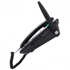 Fixed Wireless Phone Desktop Telephone Support GSM 850/900/1800/1900MHZ Dual SIM Card 2G Cordless Phone with Antenna Radio Alarm Clock SMS Recording Funtion for House Home Call Center Office Company Hotel Fixed Wireless Phone Desktop Telephone Support GSM 850/900/1800/1900MHZ Dual SIM Card 2G Cordless Phone with Antenna Radio Alarm Clock SMS Recording Funtion for House Home Call Center Office Company Hotel