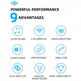 Mini Wireless Lavalier 2.4G Microphone 360° Omnidirectional Lapel Mic Noise Reduction Compatible with Type-C Android Smartphone Tablet for YouTube Facebook Live Streaming Video   Recording Vlog Interview Online Class Mini Wireless Lavalier 2.4G Microphone 360° Omnidirectional Lapel Mic Noise Reduction Compatible with Type-C Android Smartphone Tablet for YouTube Facebook Live Streaming Video   Recording Vlog Interview Online Class