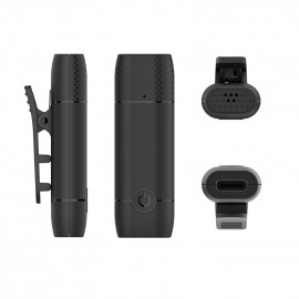 Mini Wireless Lavalier 2.4G Microphone 360° Omnidirectional Lapel Mic Noise Reduction Compatible with Type-C Android Smartphone Tablet for YouTube Facebook Live Streaming Video   Recording Vlog Interview Online Class Mini Wireless Lavalier 2.4G Microphone 360° Omnidirectional Lapel Mic Noise Reduction Compatible with Type-C Android Smartphone Tablet for YouTube Facebook Live Streaming Video   Recording Vlog Interview Online Class