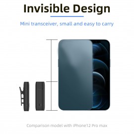 Mini Wireless Lavalier 2.4G Microphone 360° Omnidirectional Lapel Mic Noise Reduction Compatible with Type-C Android Smartphone Tablet for YouTube Facebook Live Streaming Video   Recording Vlog Interview Online Class Mini Wireless Lavalier 2.4G Microphone 360° Omnidirectional Lapel Mic Noise Reduction Compatible with Type-C Android Smartphone Tablet for YouTube Facebook Live Streaming Video   Recording Vlog Interview Online Class