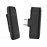 Mini Wireless Lavalier 2.4G Microphone 360° Omnidirectional Lapel Mic Noise Reduction Compatible with Type-C Android Smartphone Tablet for YouTube Facebook Live Streaming Video   Recording Vlog Interview Online Class