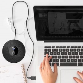 Desktop USB Microphone Computer PC Mic 360°Omnidirectional Condenser Conferencer 10m Pick-up Distance Plug and Play Compatible with Windows MacOS for Laptop Video Conference Recording Chatting Gaming Online Class Skype Desktop USB Microphone Computer PC Mic 360°Omnidirectional Condenser Conferencer 10m Pick-up Distance Plug and Play Compatible with Windows MacOS for Laptop Video Conference Recording Chatting Gaming Online Class Skype