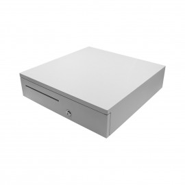 POS Cash Register Drawers Cashbox Five-Grid Three-Gear RJ11 Interface Cash Drawer with Money Tray and Lock Movable Coin Tray Smart POS System