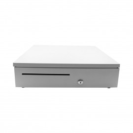 POS Cash Register Drawers Cashbox Five-Grid Three-Gear RJ11 Interface Cash Drawer with Money Tray and Lock Movable Coin Tray Smart POS System
