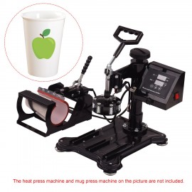 Conical Mug Cup Press Heating Transfer Attachment Silica Gel 17oz 110V for Heat Press Machine Transfer Sublimation