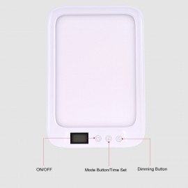 Light Lamp LED Sunlight Touch Control Stepless Dimming Timing/6 Level Adjustable Brightness Max 22600 Lux with Sunset Mode for Bedroom Living Room Office