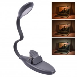 Rechargeable Book Light Clip-on Reading Light Eye-Care LED Light 3 Color Temperature Stepless Dimming with Magnet for Bookworms Kids