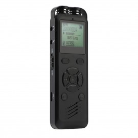 32GB Digital Voice Recorder Voice Activated Recorder MP3 Player 1536Kbps HD Recording Noise Reduction Timing Recording Password Function Dual Condenser Microphone 10hrs Continuous Recording for Meeting Lecture Interview Class
