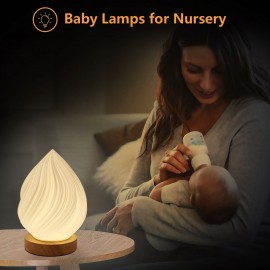 Night Light Desktop Decor Basketball Shape Night Lamp Table Lamp with Wood Base 16 Light Colors Remote Control USB Power Supply for Office Home Bedrooms Living Room Reading Studying Christmas Gift