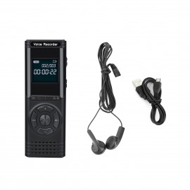 16GB Digital Voice Recorder Voice Activated Recorder Dictaphone MP3 Player HD Recording 13 Continuous Recording Line-In Function for Meeting Lecture Interview Class MP3 Record