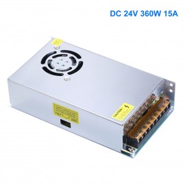DC 24V 360W 15A Universal Regulated Switching Power Supply Compatible with Anet A8 Plus E16 ET4 ET4PRO ET5 ET5PRO Creality 10/10s/10 V2 Ender 3 3D Printer LED Strip Light Computer Project DC 24V 360W 15A Universal Regulated Switching Power Supply Compatible with Anet A8 Plus E16 ET4 ET4PRO ET5 ET5PRO Creality 10/10s/10 V2 Ender 3 3D Printer LED Strip Light Computer Project