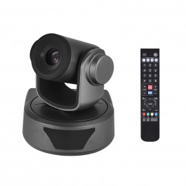 HD Video Conference Cam Conference Camera Full HD 1080P Fixed Focus Zoom 105 Degree Wide Viewing with 2.0 USB Web Cable Remote Control for Business Live Meeting Recording Training