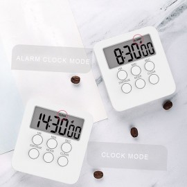 Digital Timer Clock Magnetic Cooking Countdown Alarm 24 Hours with LCD Screen Mute Mode for Studying Sports Office Classroom Library Digital Timer Clock Magnetic Cooking Countdown Alarm 24 Hours with LCD Screen Mute Mode for Studying Sports Office Classroom Library