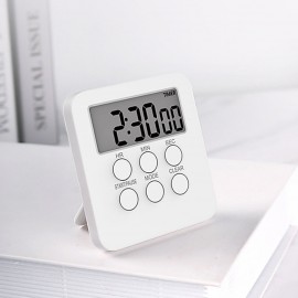 Digital Timer Clock Magnetic Cooking Countdown Alarm 24 Hours with LCD Screen Mute Mode for Studying Sports Office Classroom Library Digital Timer Clock Magnetic Cooking Countdown Alarm 24 Hours with LCD Screen Mute Mode for Studying Sports Office Classroom Library