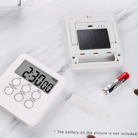 Digital Timer Clock Magnetic Cooking Countdown Alarm 24 Hours with LCD Screen Mute Mode for Studying Sports Office Classroom Library Digital Timer Clock Magnetic Cooking Countdown Alarm 24 Hours with LCD Screen Mute Mode for Studying Sports Office Classroom Library